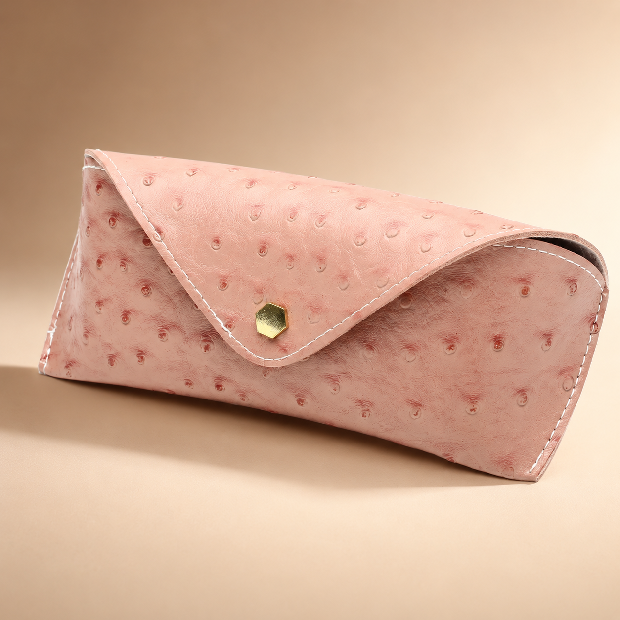 Blush Case – Étui à lunettes rose poudré
