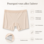 Shorty anti-frottements invisible taille haute ELYZOR