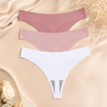 Lot de 3 strings invisibles sans couture ELYZOR