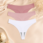 Lot de 3 strings invisibles sans couture ELYZOR