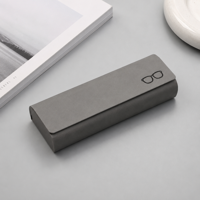 Grey Soft Case – Étui à lunettes gris