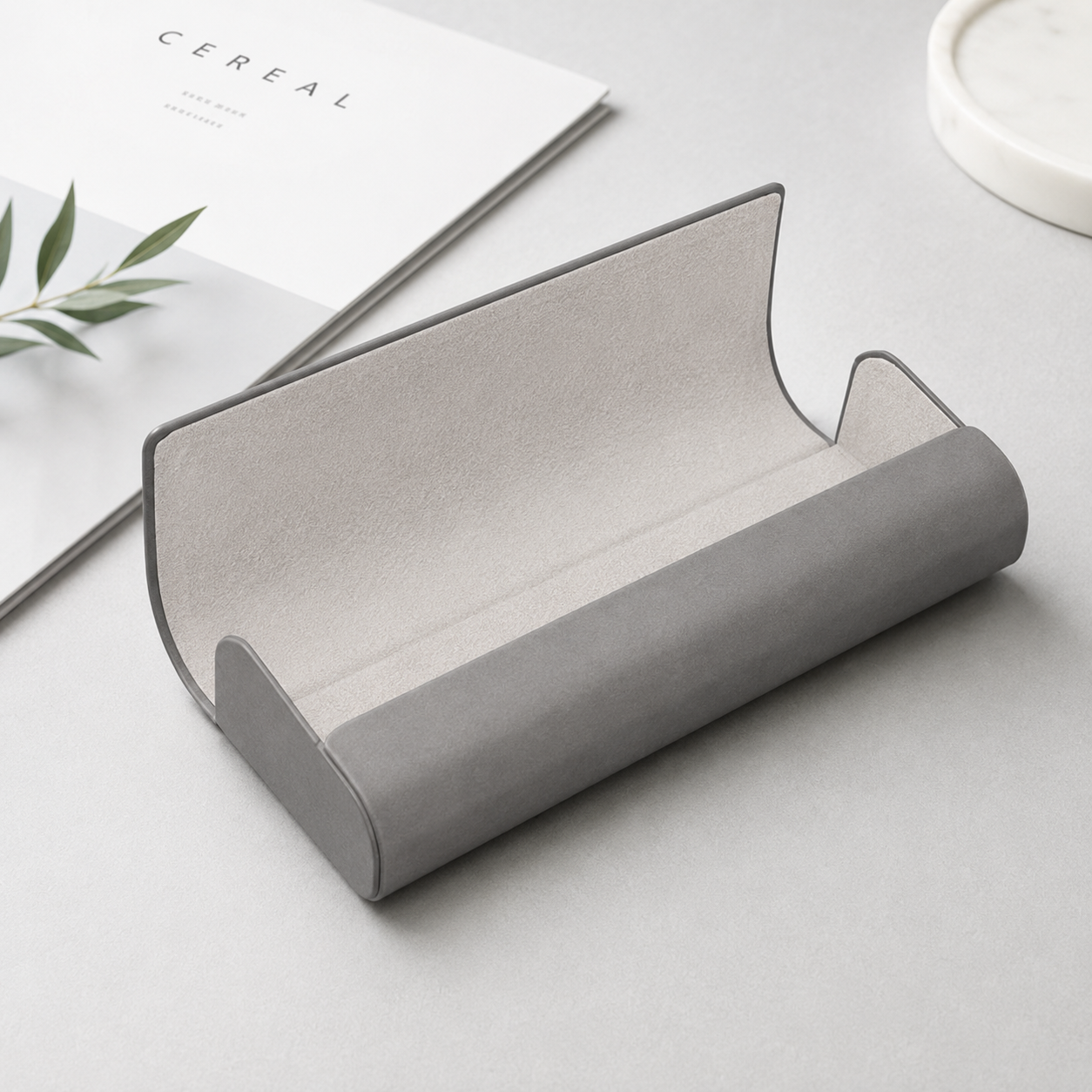 Grey Soft Case – Étui à lunettes gris