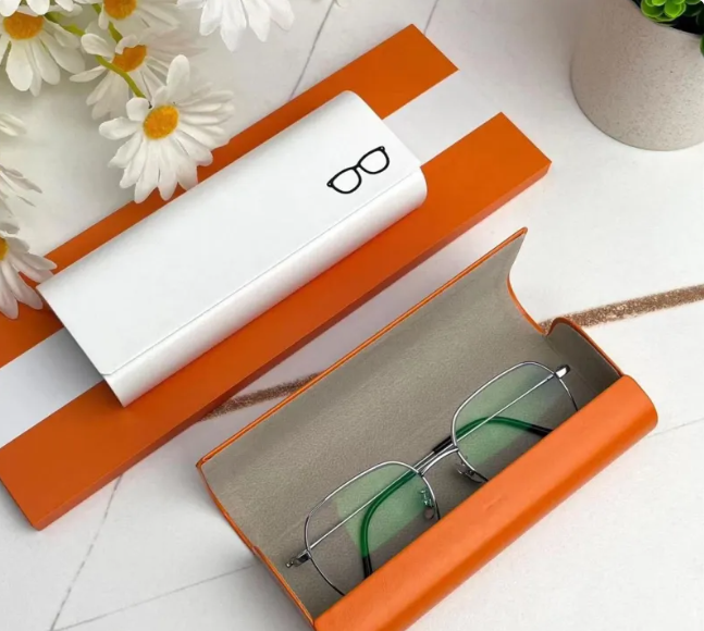 Orange Pop Case – Étui à lunettes orange