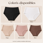 Lot de 2 culottes invisibles taille haute ELYZOR